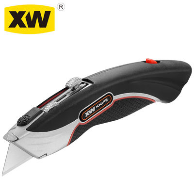 Un buon prezzo. Coltello multiuso a rientro automatico con corpo in zinco temprato SX2038, impugnatura antiscivolo in linea