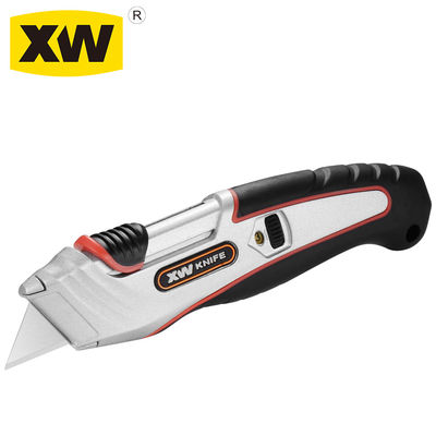 Un bon prix. Cutter de sécurité rétractable multi-positions SX2010 en zinc 155*41.5*20mm, cutter à lame sécable en ligne
