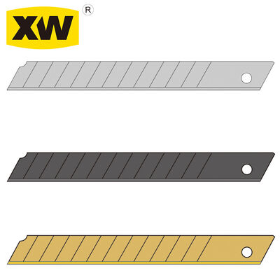 İyi bir fiyat. 60# Karbon Çeliği 9MM Maket Bıçağı Yedek Bıçakları Farklı Kalite SX9T çevrimiçi