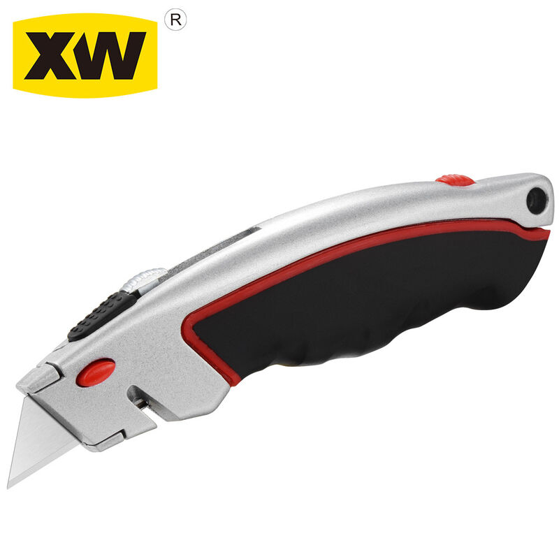 Push Button Blade Change Mechanism Outdoor Utility Knife 6.5 X 1 X 0.5 ...