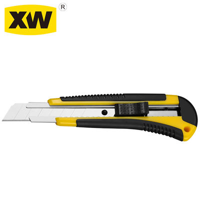 Good price Overmolded Plastic 18mm Utility Knife / Snap Off Blade Cutting Tools  Carbon Steel SX70-2 online