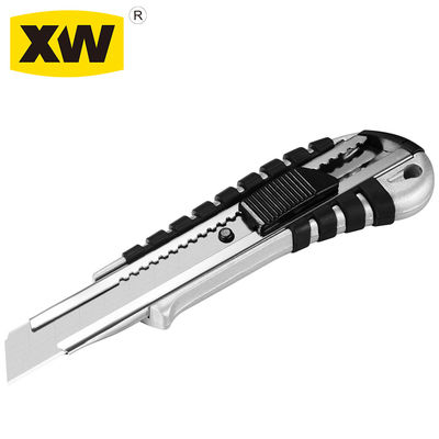 Good price Slide Blade Locking Mechanism Snap Off Blade Cutters With ABS TPR Handle SX98N online
